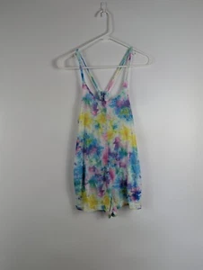 Buc-ee's One Piece Tie Dyed Girls Shorts Romper XL - Picture 1 of 5
