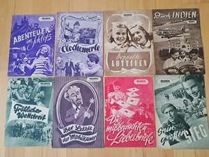 Progress Filmillustrierte - Konvolut 8 Faltblätter Filmprogramme von 1952 - Foto 1 di 3