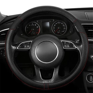 For BMW X1 X3 E60 E90 Car Steering Wheel Cover Pu Leather Anti-slip Accessories; - Picture 1 of 10