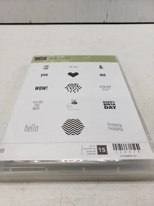 Stampin Up! Honeycomb Hello Briefmarken 134078 - Bild 1 von 4
