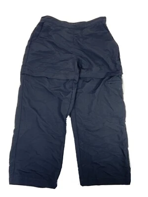 Calça de caminhada feminina Royal Robbins preta de náilon com zíper tamanho 10 - Imagem 1 de 4