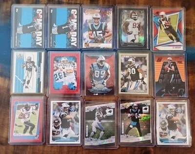 NFL Carolina Panthers 15 Card Lot - Image 1 of 4