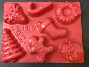 Jello Jiggler Happy Holidays Form Weihnachtsbaum Zuckerstange Kranz Rentier - Bild 1 von 4