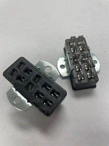 Cinch Jones Female S-310-AB Angle Bracket S-310CCT 10 Pin Connector Panel Mount - Picture 1 of 1