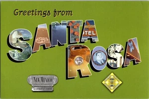 Postal Saludos desde Santa Rosa Departamento de Turismo de Nuevo México - Imagen 1 de 2