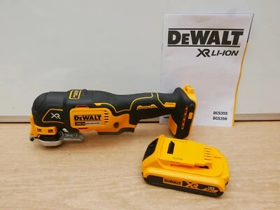 DeWalt DCS355 18V XR Multi Tool Bare Unit + DCB183 2AH Battery  - Image 1 of 4