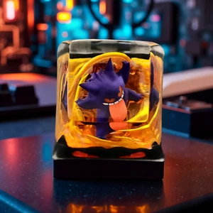 Handmade Resin Pokémon Keycaps – 8 Styles Anime Gaming Mechanical Keyboard Caps - Picture 1 of 16