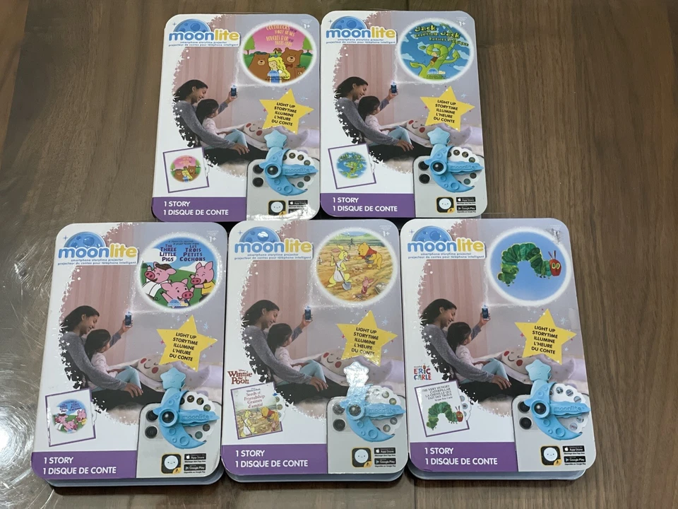 MoonLite 6042024 Gift Pack Storybook Projector for Smartphone