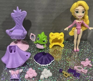 Disney Princess Little Kingdom Toy Set Doll Rapunzel's Styling Hair Salon Tower - Picture 1 of 9