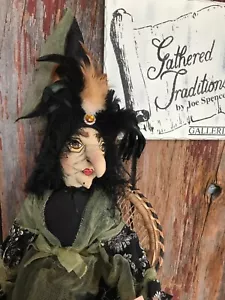 "Joe Spencer Halloween Hexe Thelma Puppe 40" - Bild 1 von 9