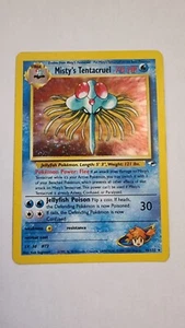 Misty's Tentacruel Gym Heroes 10/132 Holo Pokemon Card LP - Picture 1 of 11
