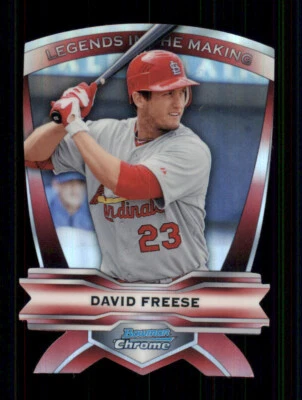2012 Bowman Chrome Legends In The Making Die Cuts #DF David Freese - Image 1 of 2