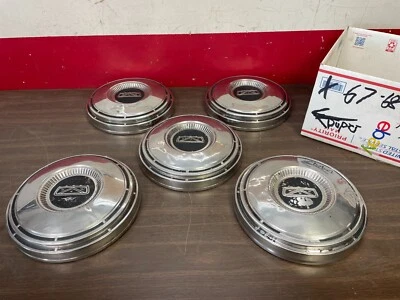 1967-1980 FORD F100 F150 1/2 TON TRUCK 10 1/2" DOG DISH HUBCAPS 225 - Image 1 of 4
