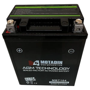 AGM Battery Fits APRILIA AP8127073 AP8112912 CAGIVA 8000429111 GILERA 328037 - Picture 1 of 1
