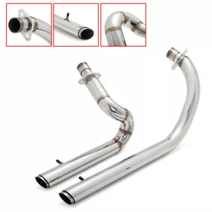 Dual Exhaust Pipe Silencer Polish for Honda Shadow Steed 600 VLX600 VT600C ALL - Picture 1 of 9