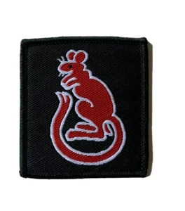 British Army Famous Desert Rats ID TRF Combat - Sew on Embroidered-Patch - Picture 1 of 1