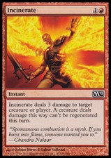 *FOIL* INCINERATE NM M12 mtg Red - Instant Com *FOIL*