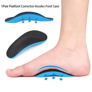 1Pair Orthopedic Adjuster Arch Support Orthotic Insole Flatfoot Corrector Ins^^i - Photo 1/10