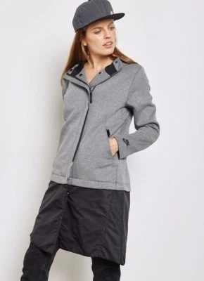 NIKE TECH FLEECE JACKET COAT 2in1 SIZE S (831707 091) GREY / BLACK - Image 1 of 4
