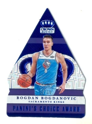BOGDAN BOGDANOVIC 2017-18 CROWN ROYALE PANINI'S CHOICE AWARD BLUE RC #17/25 - Image 1 of 2