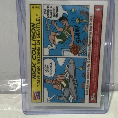 nick collison Topps Bazooka 2003 - Image 1 of 2