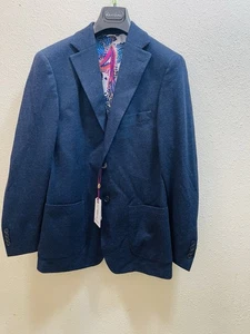 Robert Graham blaue Jacke RDIG1 Sportmantel Größe 44R neu mit Etikett - Bild 1 von 9