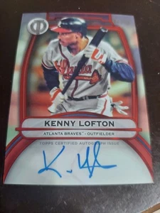Kenny Lofton 7/10 Topps Tribute On Card Auto 2025 - Picture 1 of 3