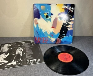 The Outfield Play Deep Vinyl LP Record 1985 First Pressing - Picture 1 of 24