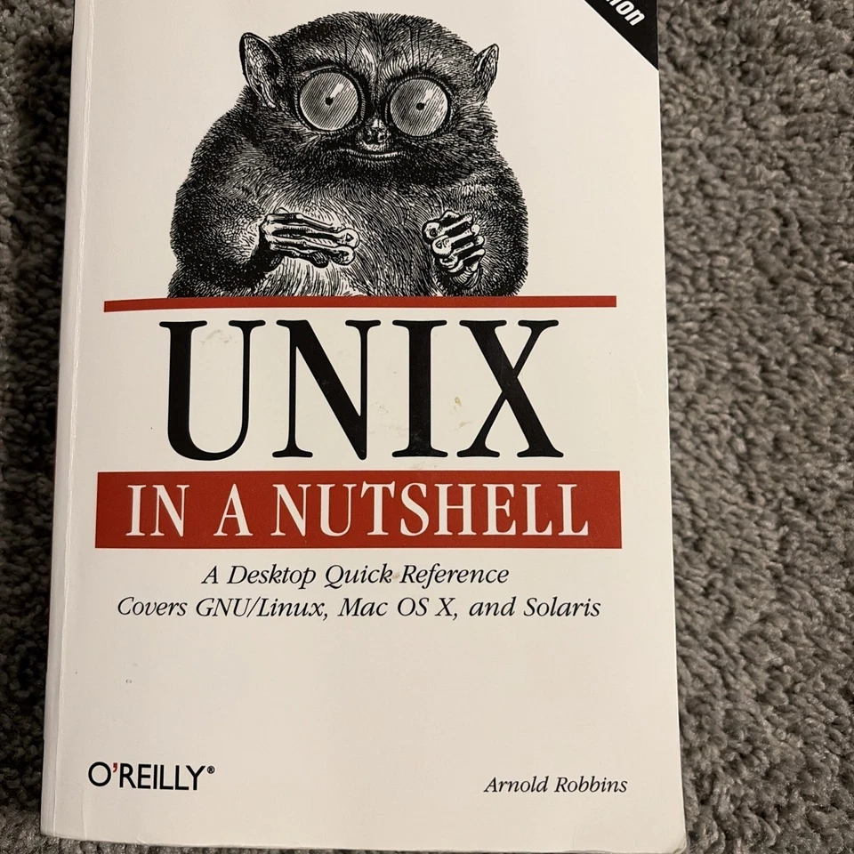 Unix in a Nutshell, Fourth Edition - Paperback By Robbins, Arnold - VERY GOOD - Image 1 of 2