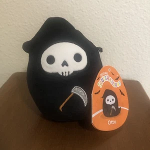 Squishmallow Otto der Sensenmann Halloween 4,5 Zoll Neu mit Etikett Halloween Plüsch - Bild 1 von 5