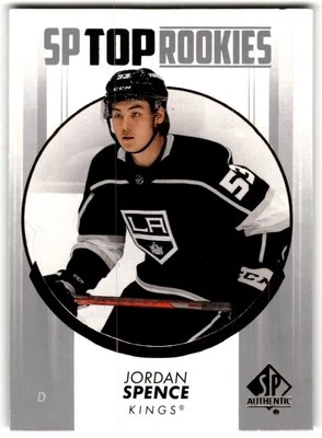 Jordan Spence 2022-23 SP Authentic Top Rookies #TR-18 Los Angeles Kings - Image 1 of 2