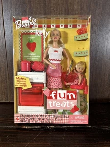 Vintage 2001 Barbie Fun Treats Strawberry Baking Doll Mattel # 55578 - Bild 1 von 11