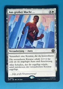 With Great Power . . . Marvel's Spider-Man Regular German (US Seller) - Picture 1 of 2
