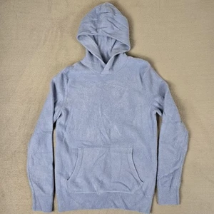 Vince Sudadera con Capucha Para Hombres XS Silencioso Lujo 100% Cachemira Suéter Azul Suave Pullover - Imagen 1 de 7