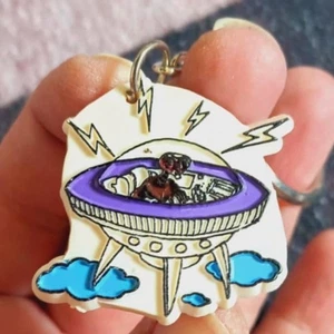 Vintage 80er Jahre E.T. Schlüsselanhänger & Anspitzer Retro Popkultur Lost in Space - Bild 1 von 6