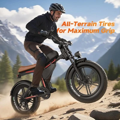 PEAK 1500W ebike 20INC Electric Bicycle 48V 18AH Battery Fat Tire Electric Bikes - Image 1 of 4