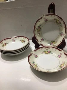 Meito Talbot 7.5” Cereal / Salad Bowls /6 Japan - Picture 1 of 5