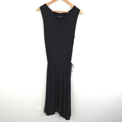 Vestido blusa elástico XXS RP By Rachel Pally para mujer negro cuello capucha sin mangas Foto 1 de 4