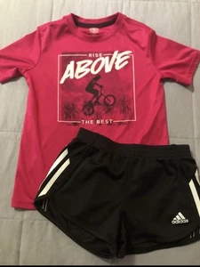 Adidas/ Athletic Girls shorts outfit - Picture 1 of 7