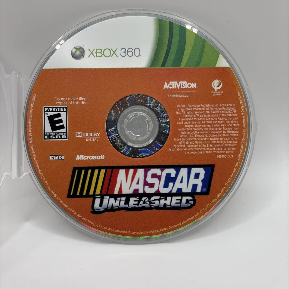 NASCAR Unleashed (Microsoft Xbox 360) Disc Only - Image 1 of 1