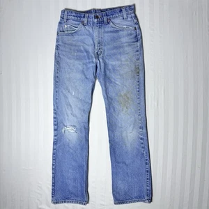 Pantalones de mezclilla vintage Levis 517 naranja con lengüeta talla 29x30 (etiqueta 32x31) corte bota desgastados * - Imagen 1 de 16