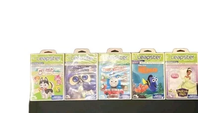 Leapster Learning Game WALL.E Princess and the frog, Finding Nemo, Pet Pals. - Image 1 of 4