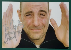 SIGNED PHOTO: Stanley Tucci - The Hunger Games - Captain America _ 5x7 - Picture 1 of 4