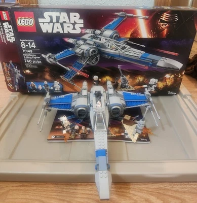 LEGO Star Wars: Resistance X-Wing Fighter (75149) Set, Figuras, Caja y Manual  Foto 1 de 4