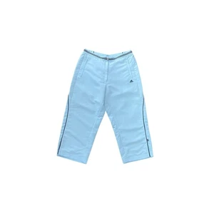 Vintage 90s Pastel Blue Adidas 3/4 Bottoms - Picture 1 of 5