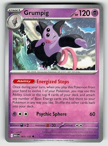 Grumpig Mega Evolution Uncommon 063/132 - Picture 1 of 2