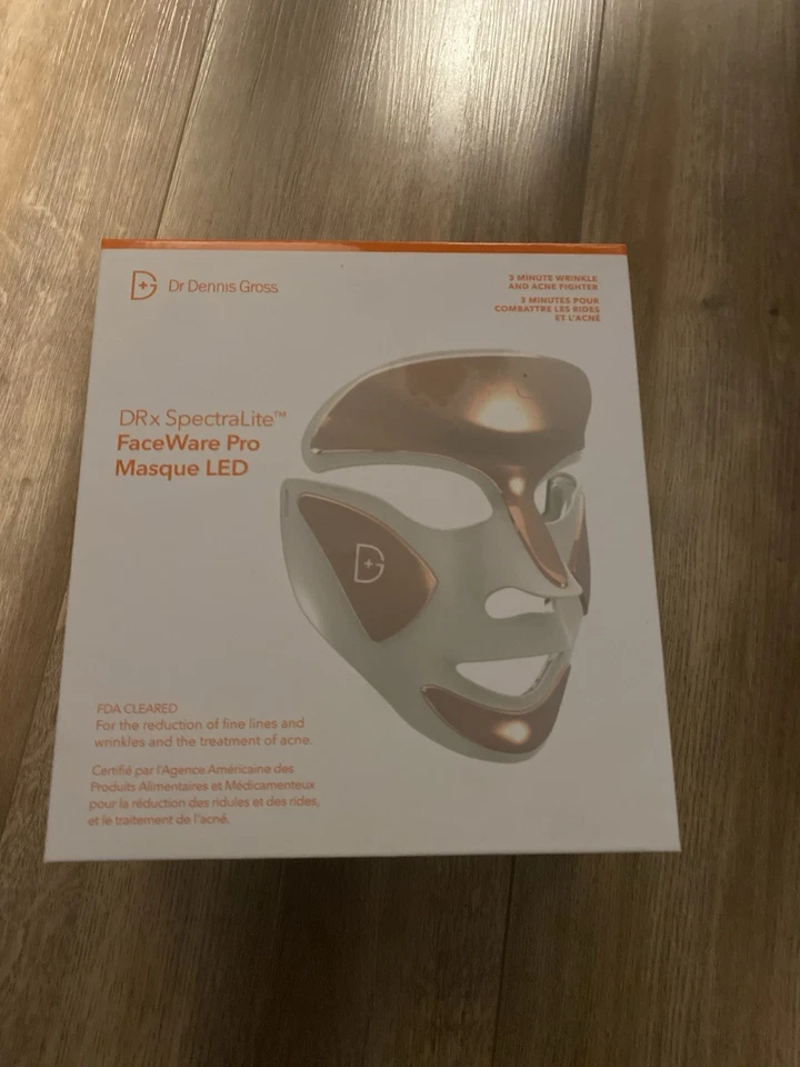 LED Skin Therapy Device for Neck and Face Wrinkle Remover with 3 Light Settings - Image 1 of 4