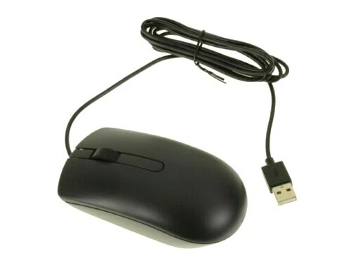 NEW Dell Optical DP/N 009NK2 USB Wired Scroll Mouse Black BRAND NEW SEALED. - Image 1 of 3