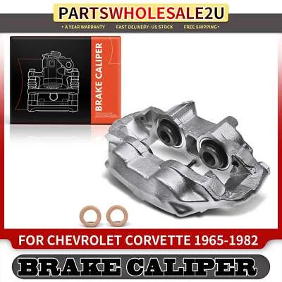 Front LH Driver Disc Brake Caliper for Chevrolet Corvette 1965-1982 w/o Bracket - Image 1 of 4