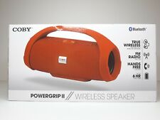 Factory Sealed Coby True Wireless Bluetooth Speaker Brand New Orange Portable